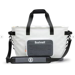 NWT Bushnell White and Black 30 Can Cooler Bag $140